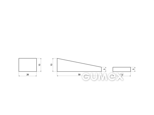 GUMMIKEIL AUS GUMMI BLACK STAR